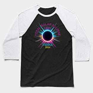 Total Solar Eclipse Texas For Wo 2024 Baseball T-Shirt